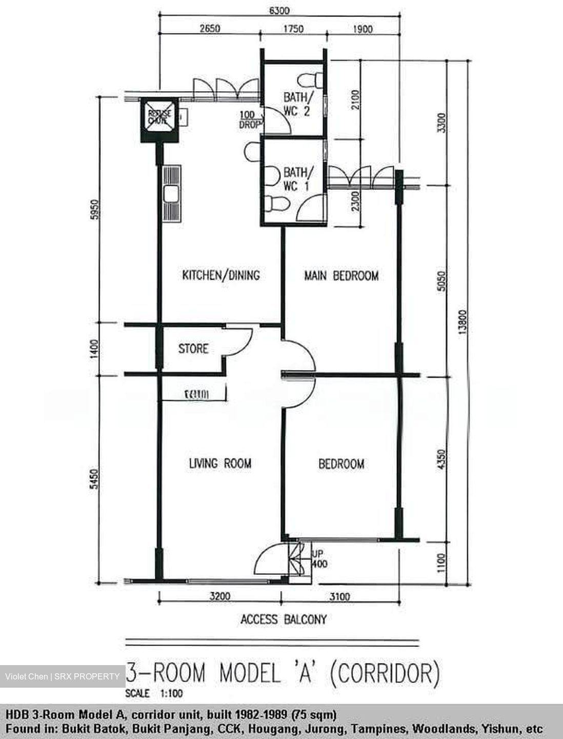 Blk 511 Jurong West Street 52 (Jurong West), HDB 3 Rooms #611827041